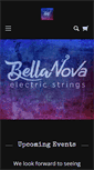 Mobile Screenshot of bellanovastrings.com